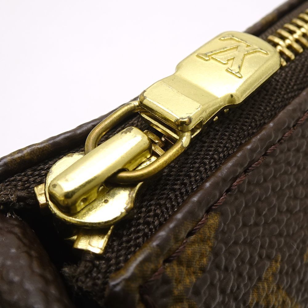 Louis Vuitton Monogram Pochette Accessoire Brown Accessory Pouch - Picture 5 of 8